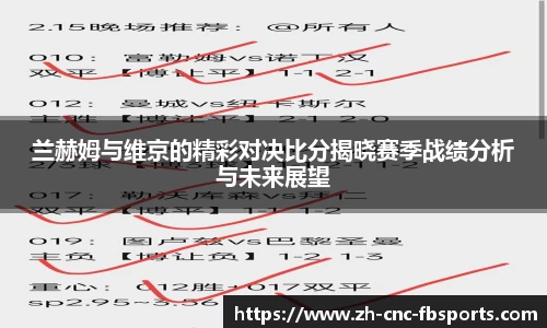 兰赫姆与维京的精彩对决比分揭晓赛季战绩分析与未来展望